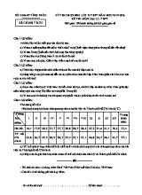 Kỳ thi chọn học sinh giỏi Địa lí 12 (Có đáp án) - Năm học 2015-2016 - Sở GD & ĐT Vĩnh Phúc